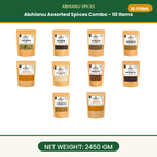 Abhianu Assorted Indian Spices Combo 10 Items 2.45 Kg