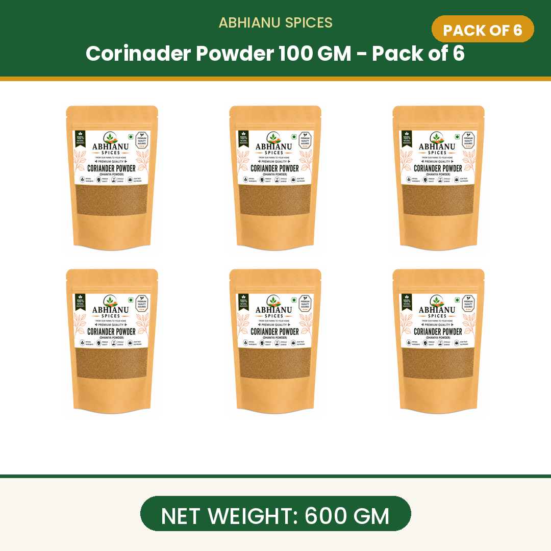 Abhianu Spices Coriander Powder Dhania 400 G Pack Of 8