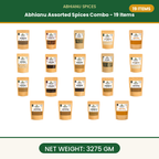 Abhianu Spices Assorted Indian Spices Combo 19 Items 3.275 Kg