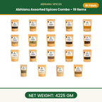 Abhianu Spices Assorted Indian Spices Combo 19 Items 4.225 Kg
