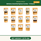Abhianu Spices Assorted Indian Spices Combo 13 Items 2.275 Kg