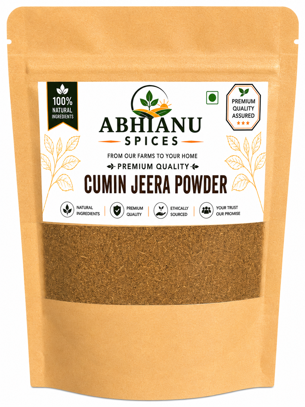 Abhianu Spices Assorted Indian Spices Combo 7 Items 1.6 Kg