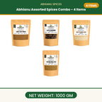 Abhianu Spices Assorted Indian Spices Combo 4 Items 1 Kg