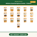 Abhianu Spices Assorted Indian Spices Combo 16 Items 3.2 Kg