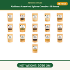 Abhianu Spices Assorted Indian Spices Combo 16 Items 3.05 Kg