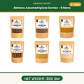 Abhianu Assorted Indian Spices Combo 6 Items 800 G