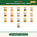Abhianu Spices Assorted Indian Spices Combo 16 Items 2.85 Kg