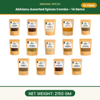 Abhianu Spices Assorted Indian Spices Combo 14 Items 2.15 Kg