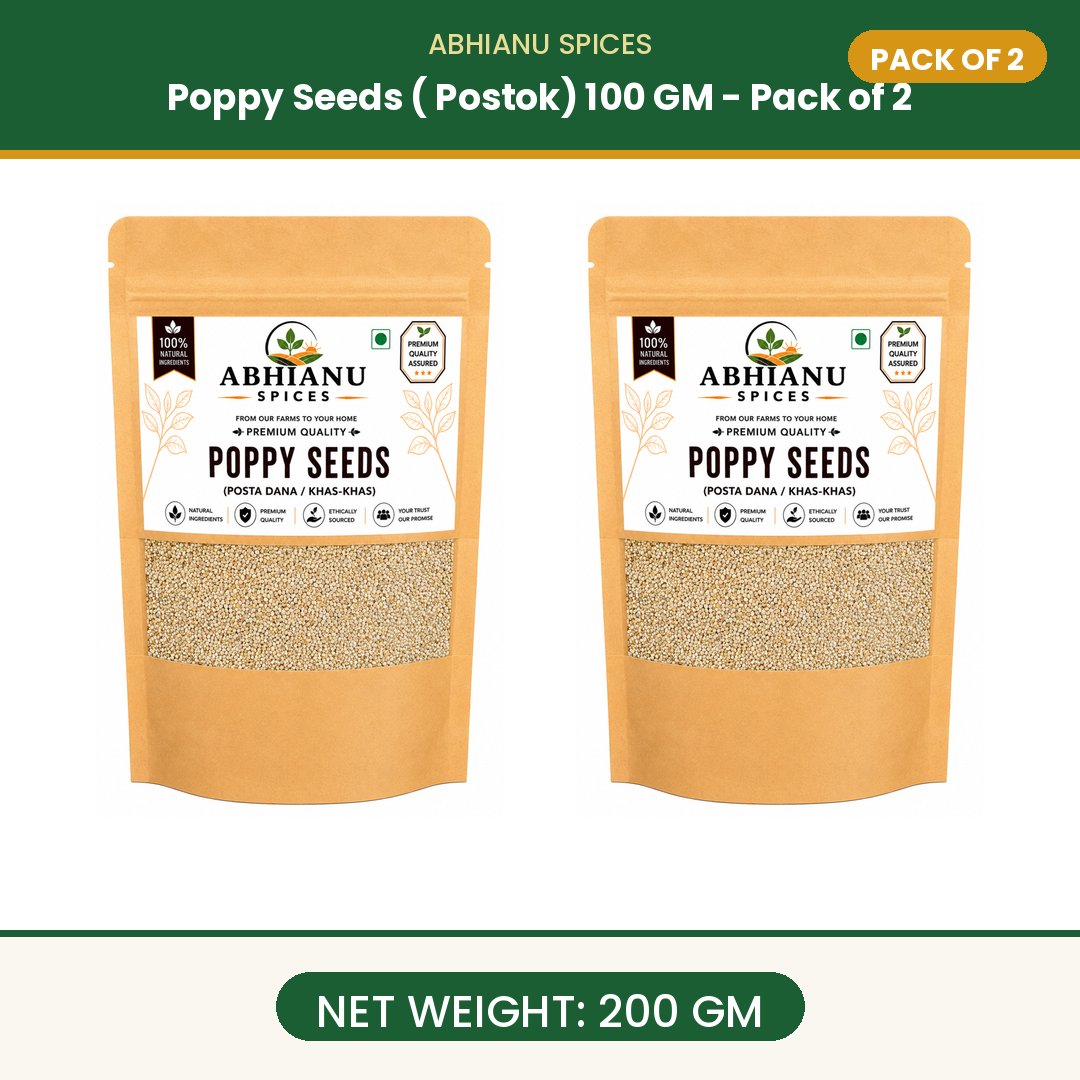 Abhianu Spices Poppy Seeds Khus Khus 150 G Pack Of 3