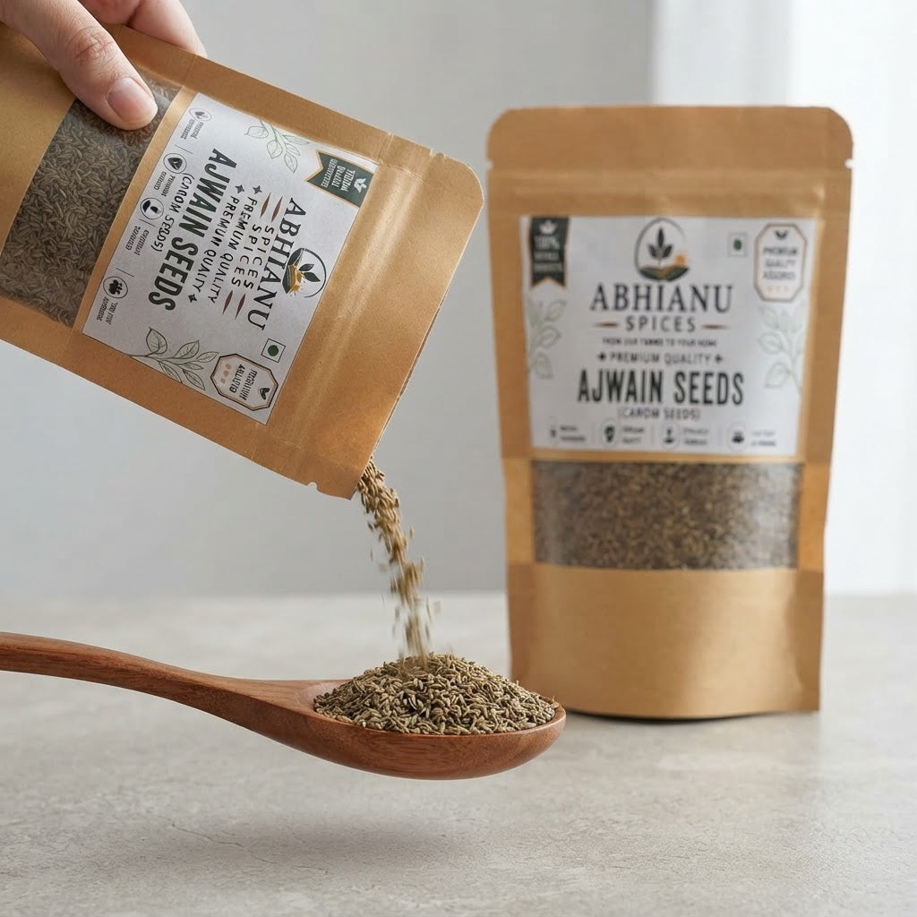 Abhianu Spices Ajwain Carom Seeds