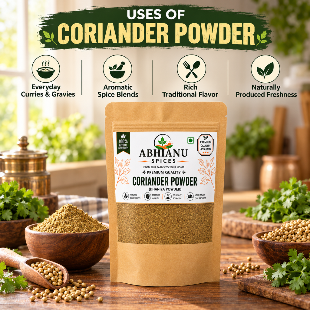 Abhianu Spices Coriander Powder Dhania