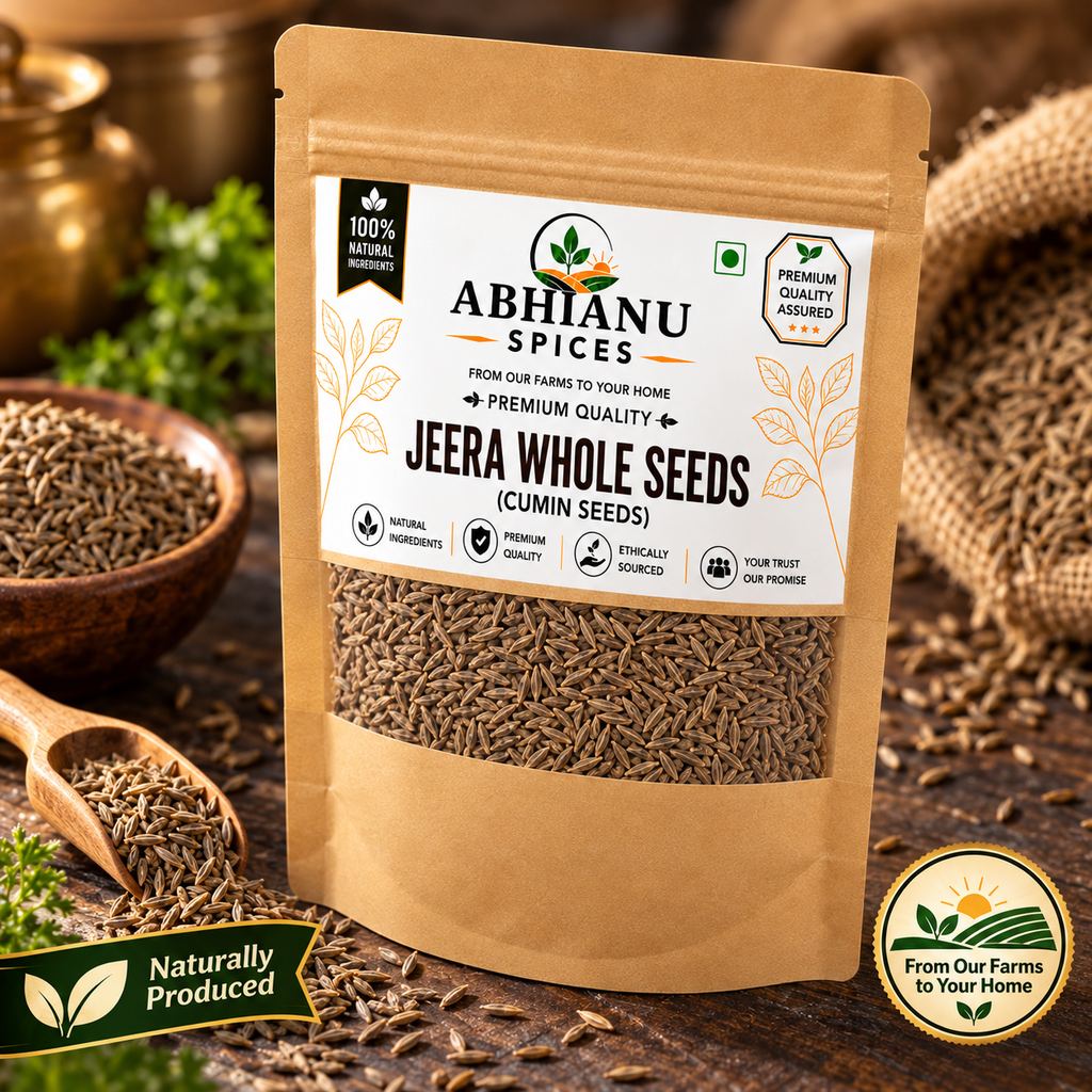 Abhianu Spices Cumin Whole Seeds Jeera
