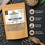 Abhianu Spices White Peppercorns Whole